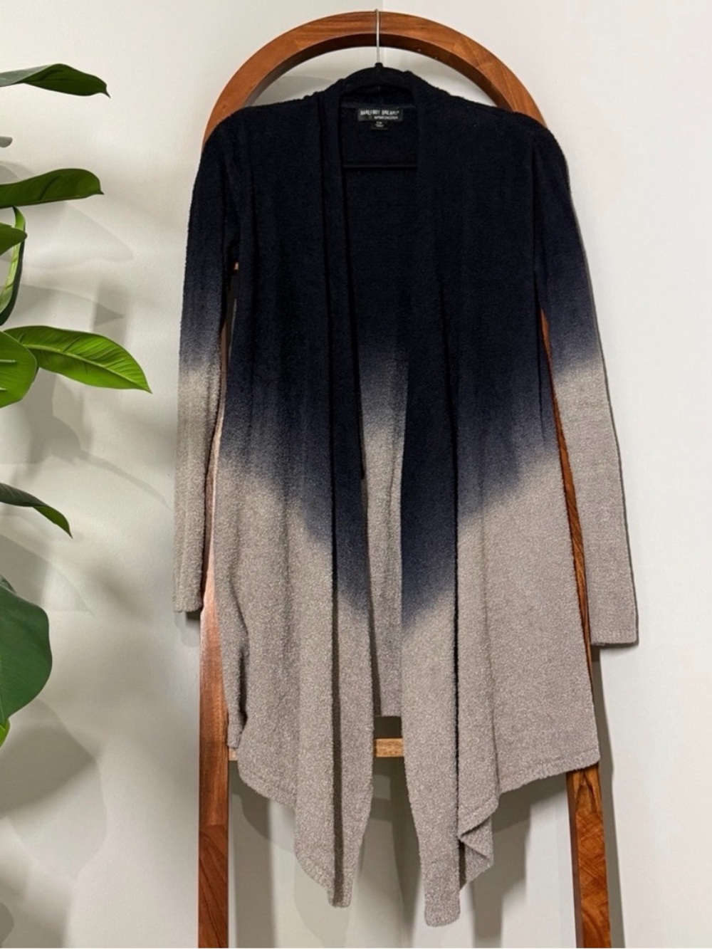 Barefoot Dreams S/M Bamboo Chic Lite Ombre Calypso Wrap Cardigan Sweater